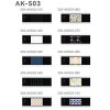 Набор слайдов 10шт для AK-R21 Godox AK-S03
